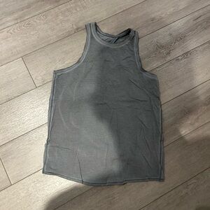 lululemon athletica Gray Tank Top- open back with tie